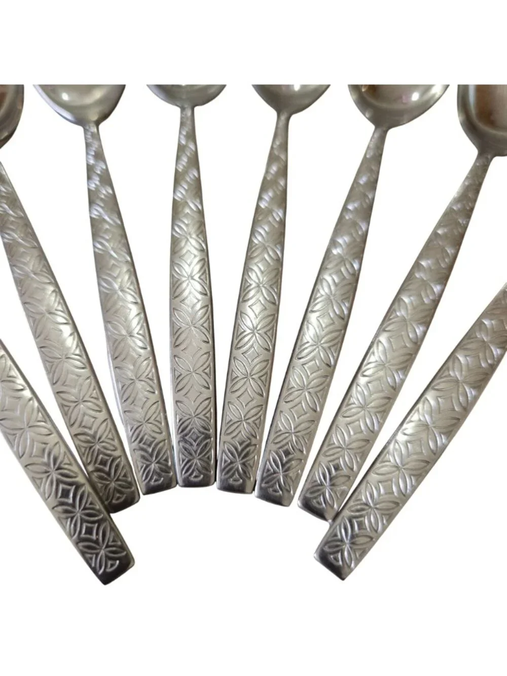 4 Noritake Allegro Teaspoon Spoons 6